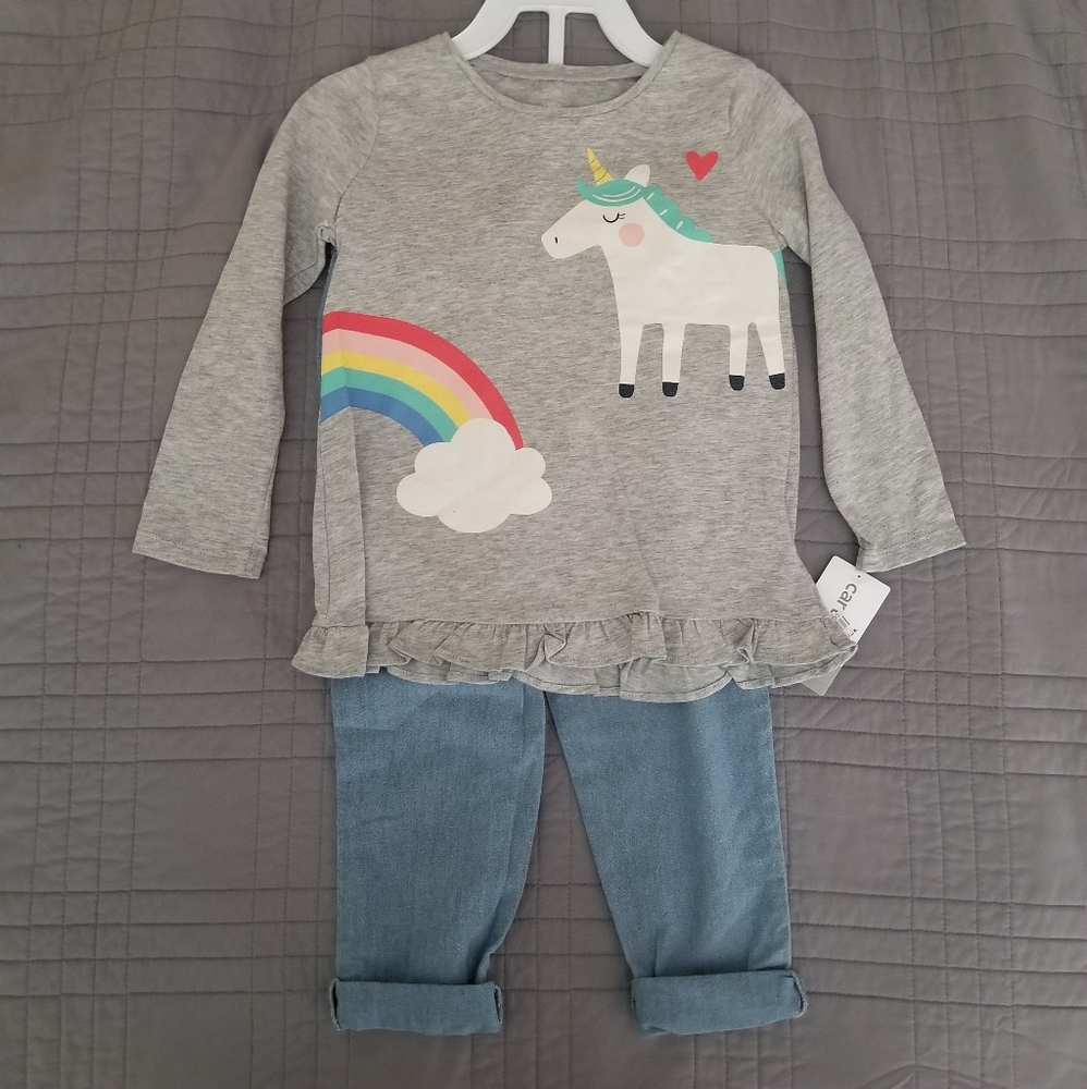 Carters Rainbow and Unicorn set - Picture 2 of 2